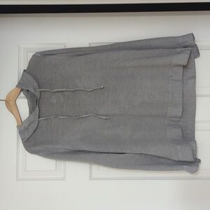 Grey Saks Fifth Avenue Lightweight Hoodie